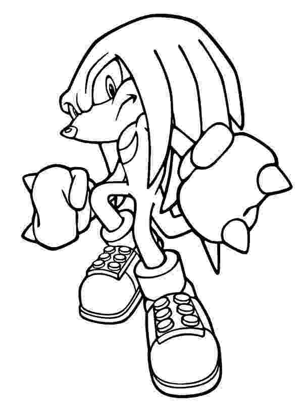 knuckles coloring pages knuckles the echidna coloring page free printable coloring pages knuckles 