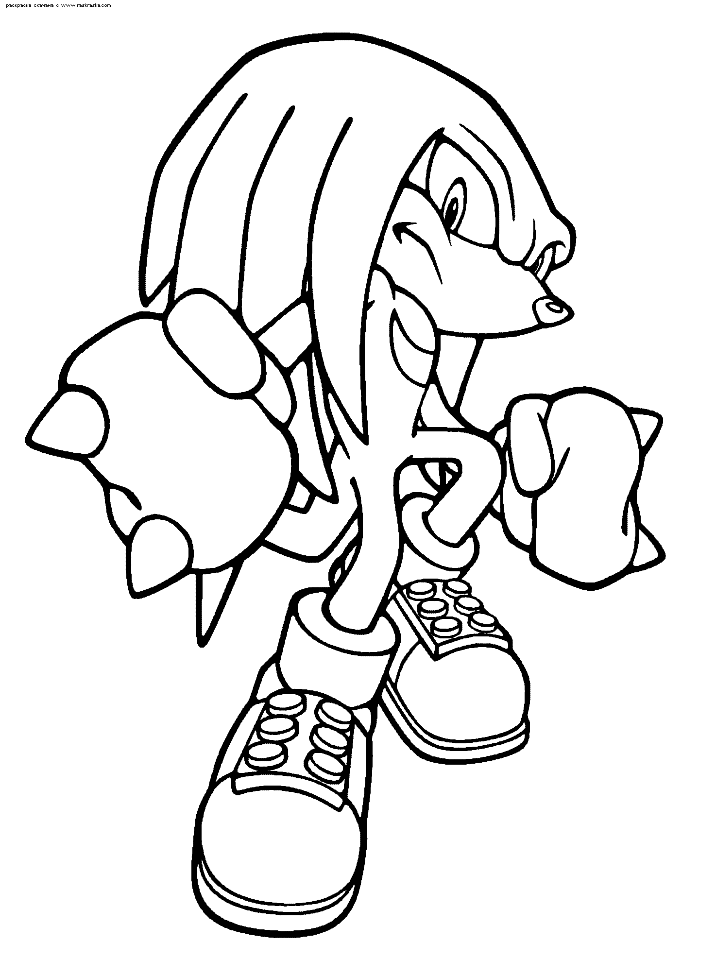 knuckles coloring pages sonic coloring pages to print knuckles the echidna coloring knuckles pages 