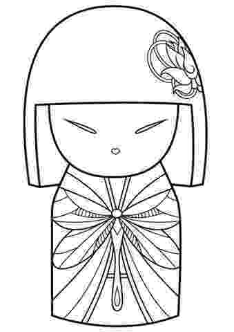 kokeshi dolls coloring pages kokeshi colouring page by maxine appliqué pinterest pages kokeshi coloring dolls
