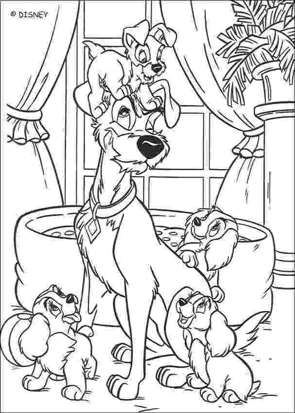 lady and the tramp coloring page lady and the tramp printable coloring pages disney and the page lady tramp coloring 