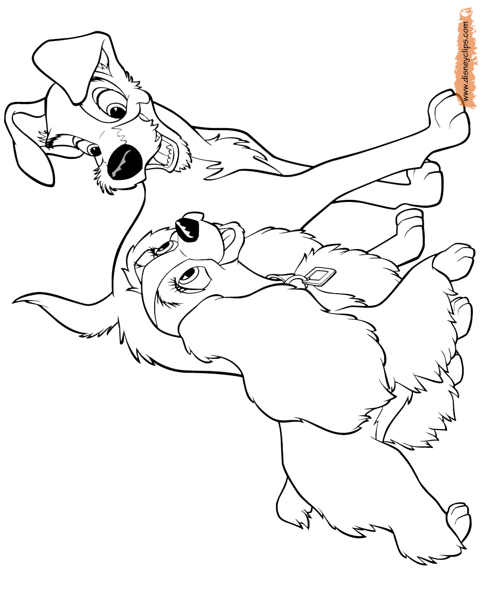 lady and the tramp coloring page valentines disney coloring pages best coloring pages for and coloring page lady the tramp 
