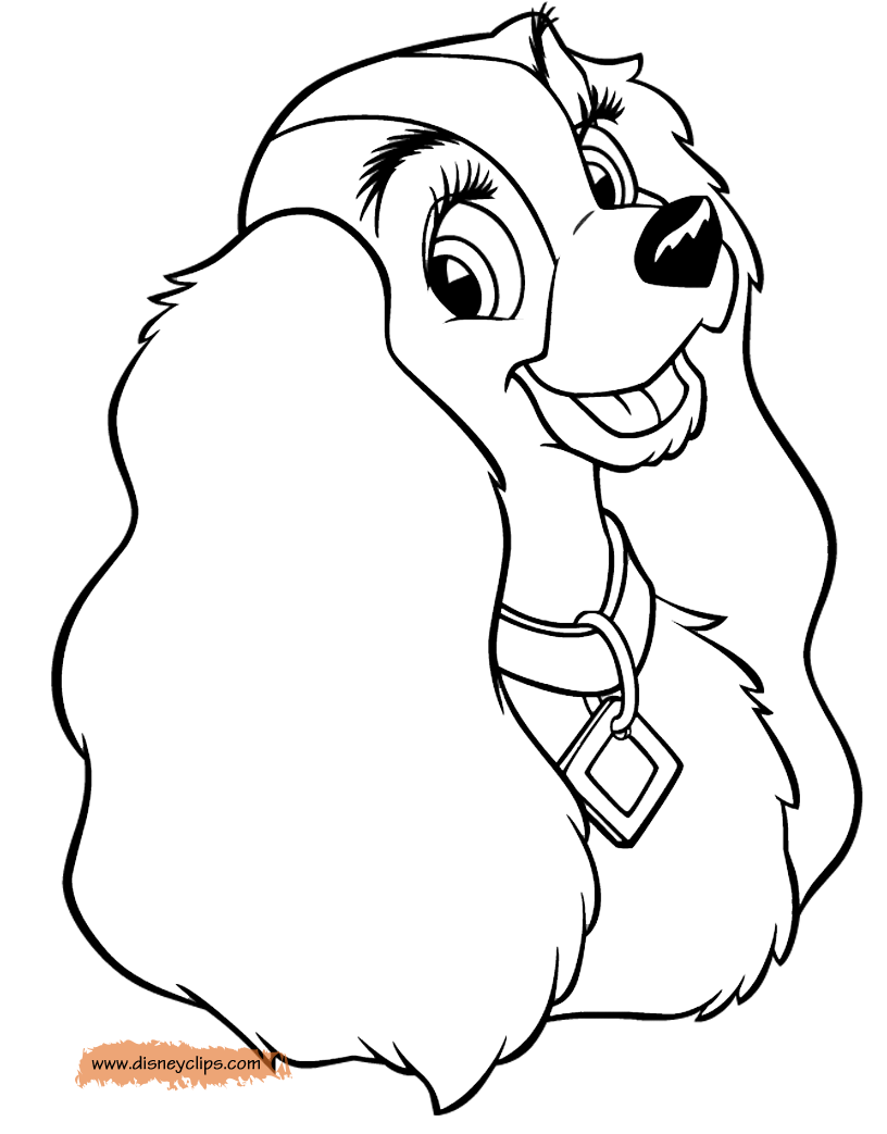 lady and the tramp coloring pages lady and the tramp coloring pages disneyclipscom tramp the lady and coloring pages 