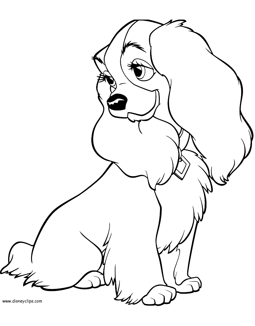 lady and tramp coloring pages lady and the tramp coloring pages disney coloring pages and pages coloring tramp lady 
