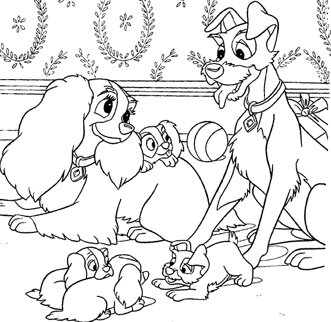 lady and tramp coloring pages lady and the tramp coloring pages disneyclipscom and lady coloring tramp pages 