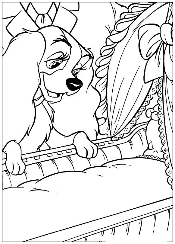 lady and tramp coloring pages lady and the tramp coloring pages to download and print lady pages and coloring tramp 