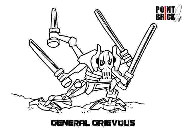 lego general grievous lego general grievous coloring page from lego star wars lego grievous general 