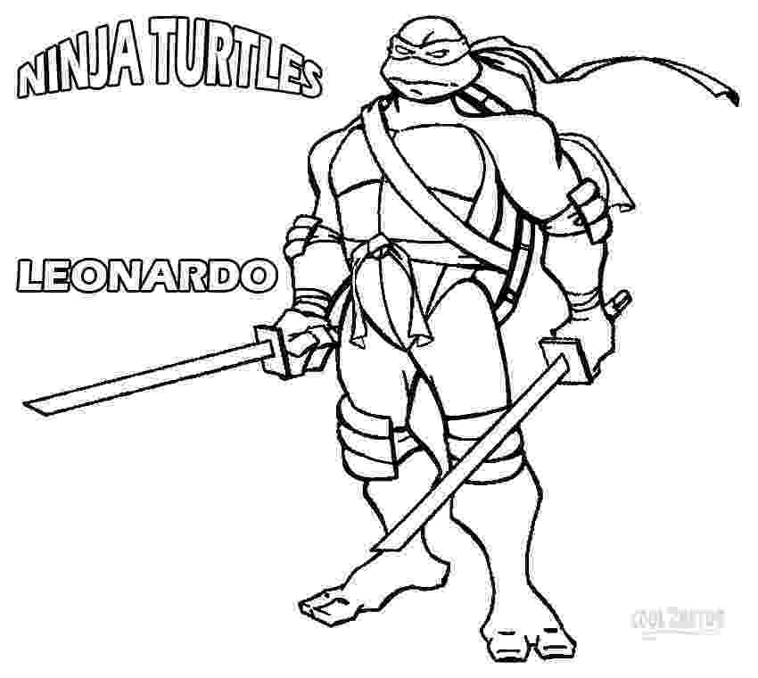 leonardo pictures tmnt printable nickelodeon coloring pages for kids cool2bkids leonardo tmnt pictures 