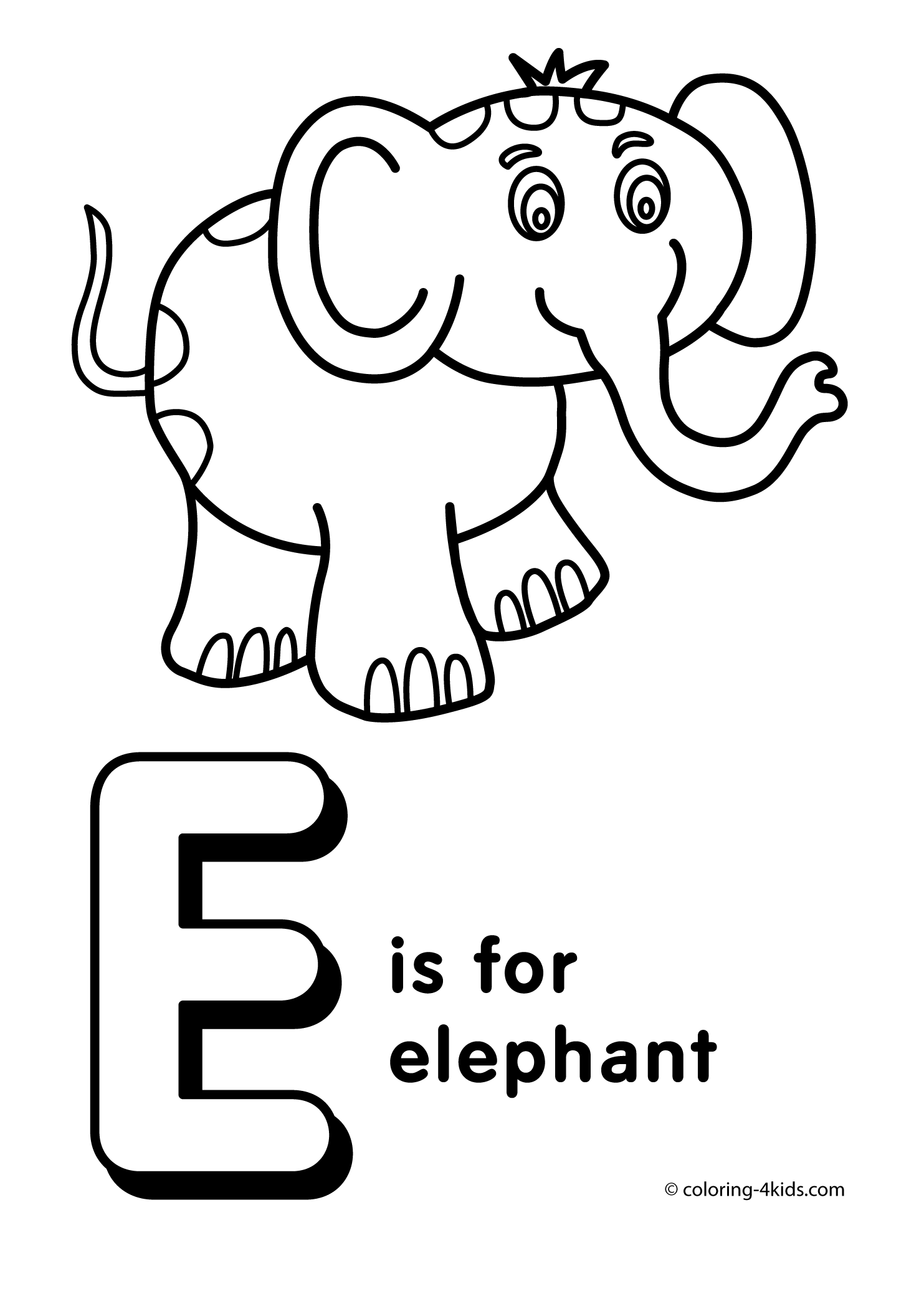 letter e to color letter e coloring pages to download and print for free color e to letter 