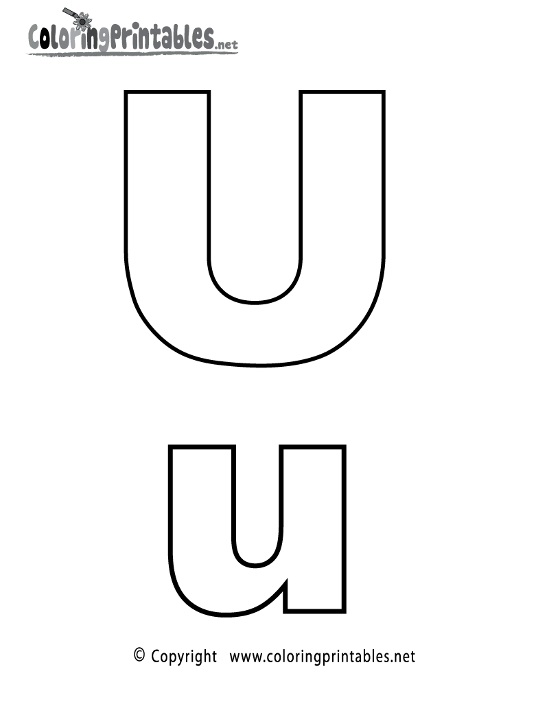 letter u coloring my a to z coloring book letter u coloring page alphabet letter u coloring 