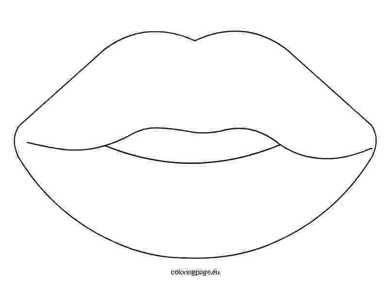 lips coloring page mouth coloring pages getcoloringpagescom coloring lips page 