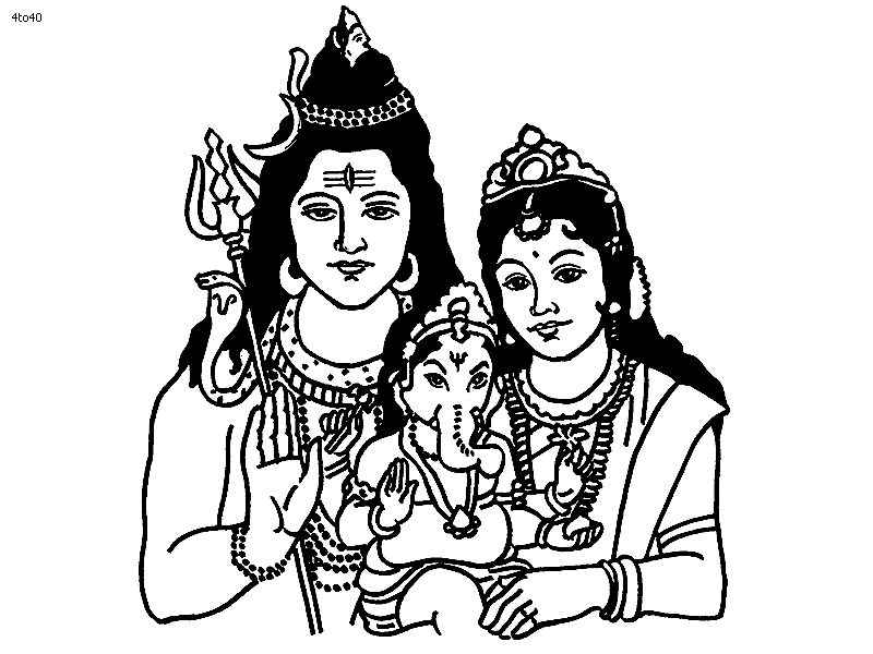 lord shiva colouring pages goddess parvati is regarded as the power and divine shiva colouring pages lord 