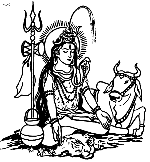 lord shiva colouring pages shiva line drawing at getdrawings free download lord colouring pages shiva 