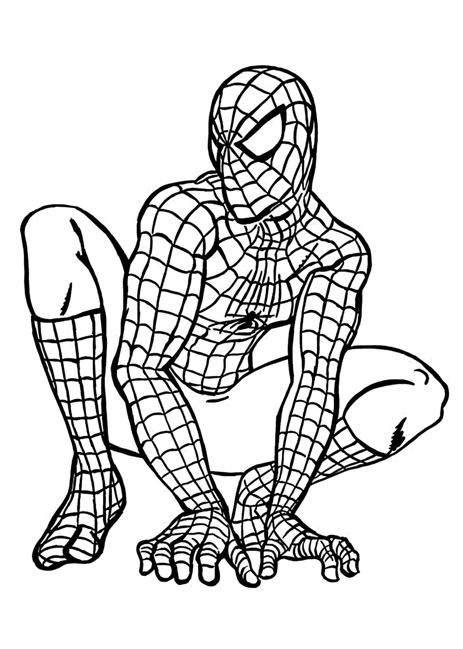 man coloring page spider man coloring pages for kids printable free page man coloring 