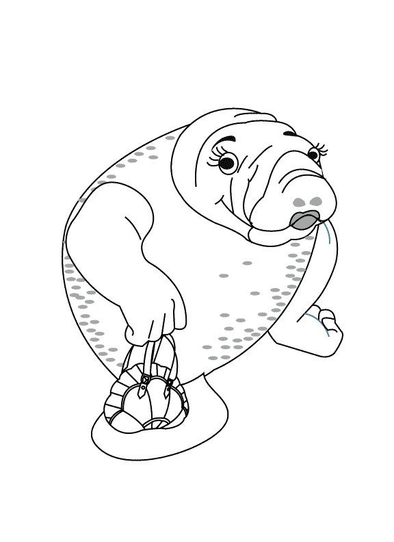 manatee pictures to print manatee and baby coloring page get coloring pages to print pictures manatee 