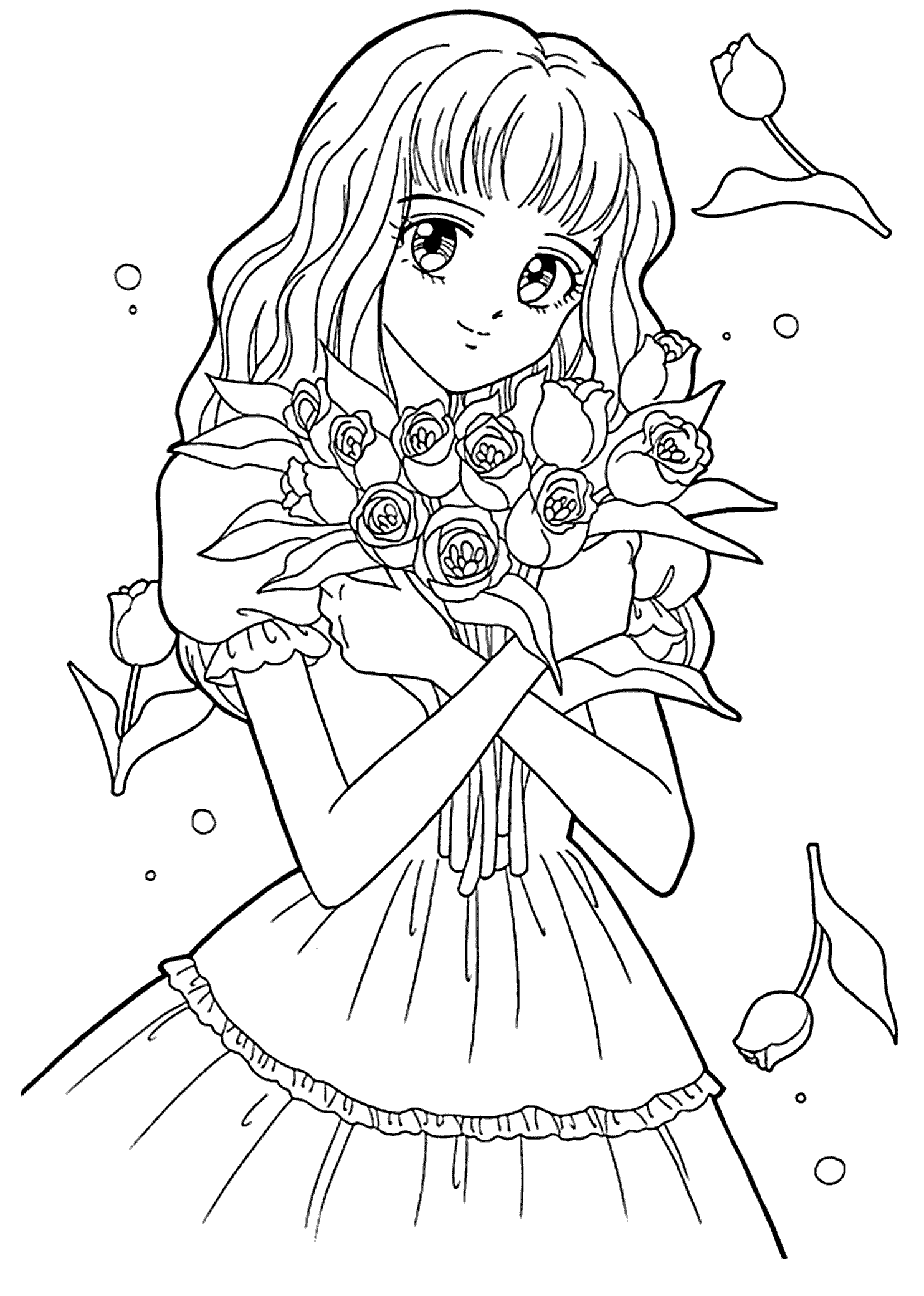 manga girl coloring pages manga coloring pages to download and print for free manga coloring girl pages 