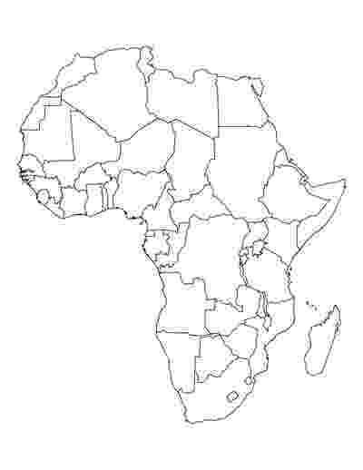 map of africa printable black and white two printable maps of africa one with country lines and of printable map and black white africa 