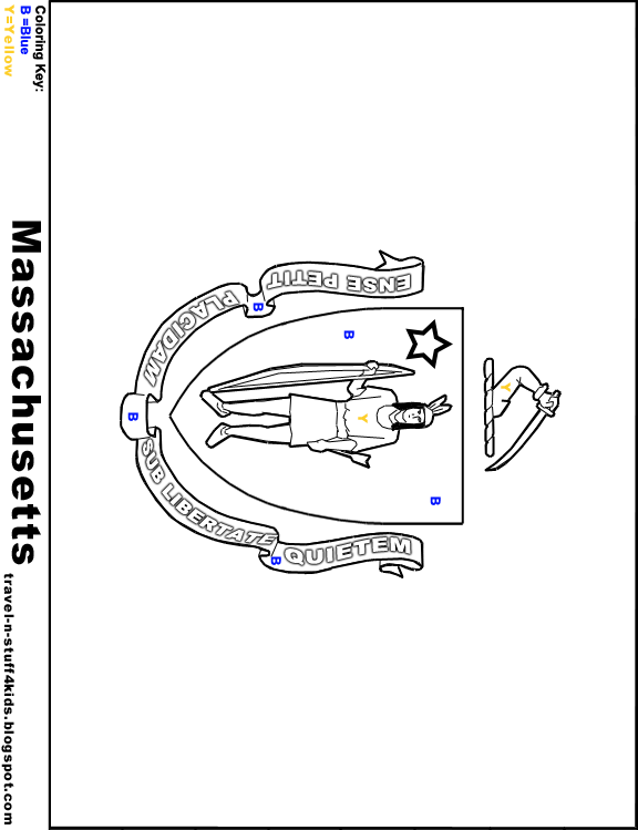 massachusetts state flag coloring page massachusetts state flag coloring page neo coloring page massachusetts state coloring flag 
