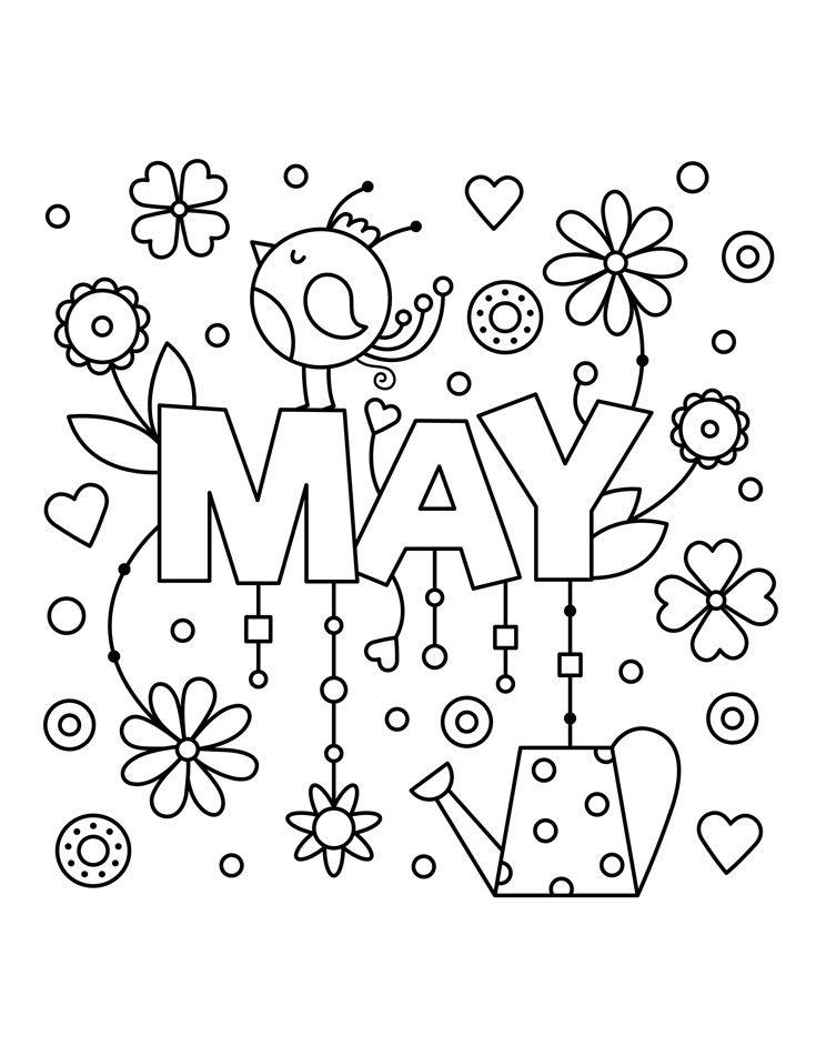 may coloring pages may coloring pages to download and print for free coloring may pages 