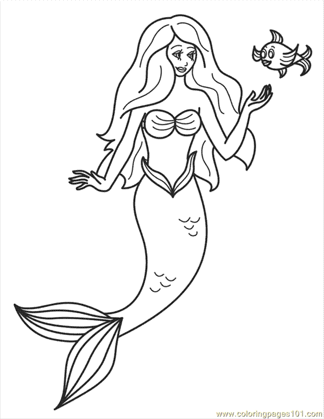 mermaid cartoon beautiful cute cartoon mermaid with long hair siren sea mermaid cartoon 
