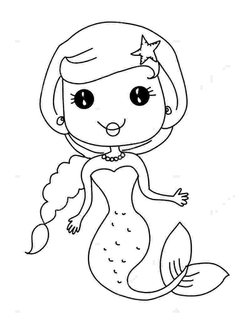 mermaid cartoon cute mermaid cartoon illustration white background stock cartoon mermaid 
