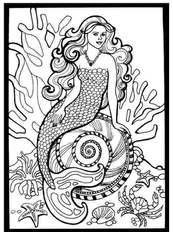 mermaid coloring pages for adults mermaid coloring pages for adults best coloring pages adults coloring for mermaid pages 