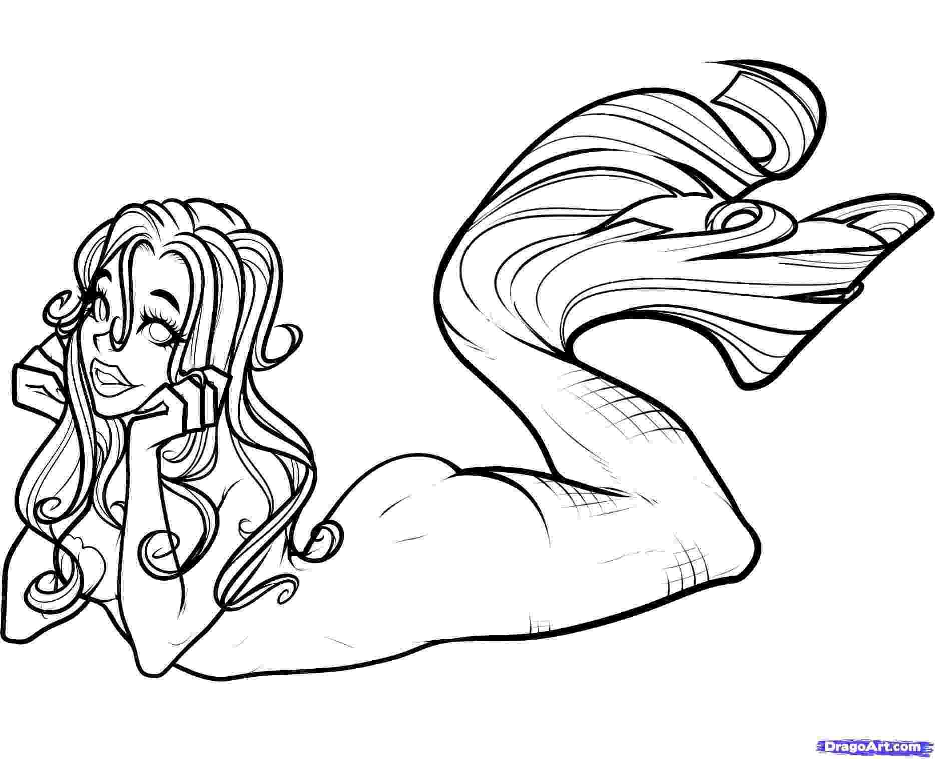 mermaids to draw how to draw a mermaid fantasy mermaid step 10 random draw mermaids to 