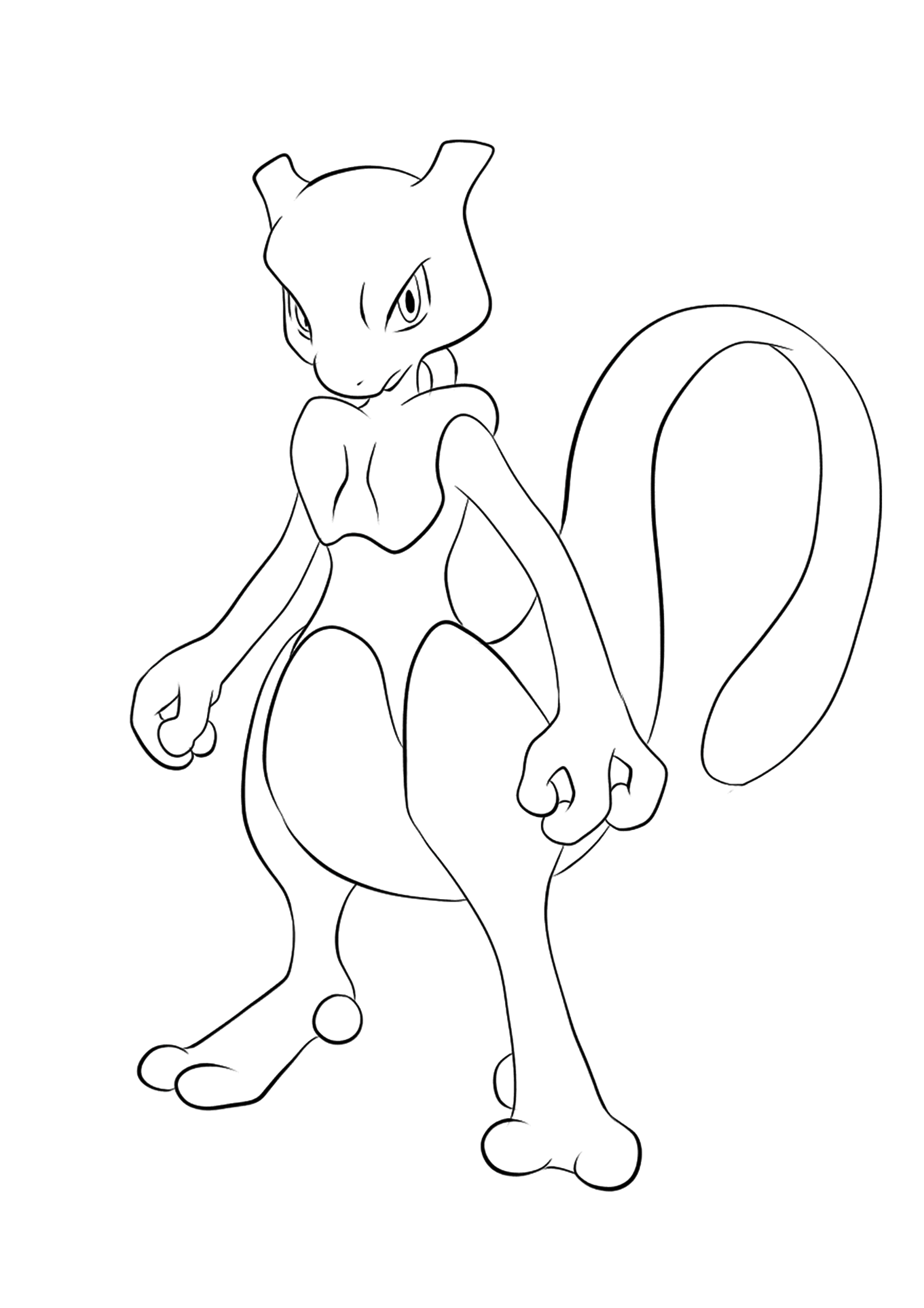 mewtwo coloring pages mewtwo no150 pokemon generation i all pokemon pages mewtwo coloring 