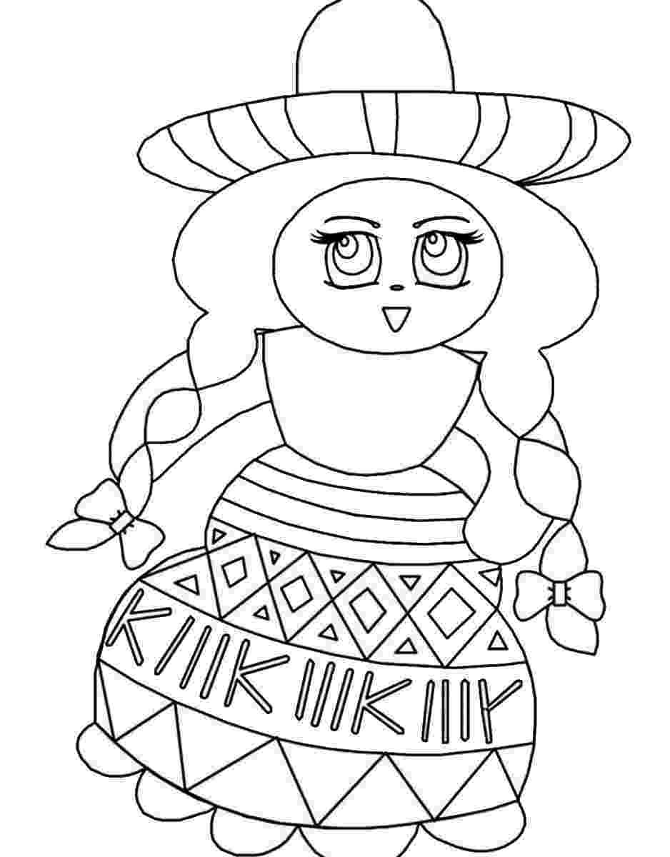 mexican coloring pages mexican coloring pages coloring mexican pages 