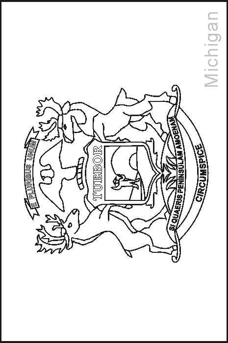 michigan state flag coloring page michigan state flag coloring page coloring home michigan state page coloring flag 