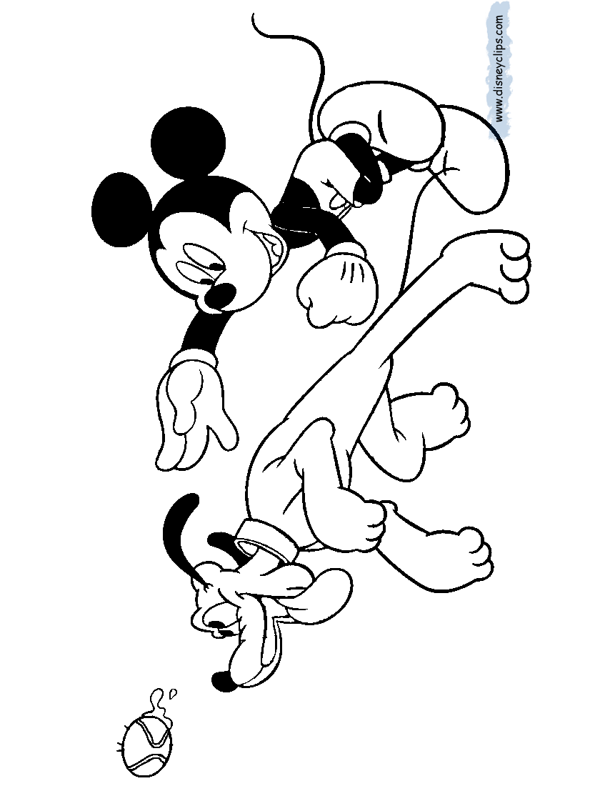 mickey and friends coloring pages mickey mouse friends coloring pages 5 disneyclipscom and mickey friends pages coloring 
