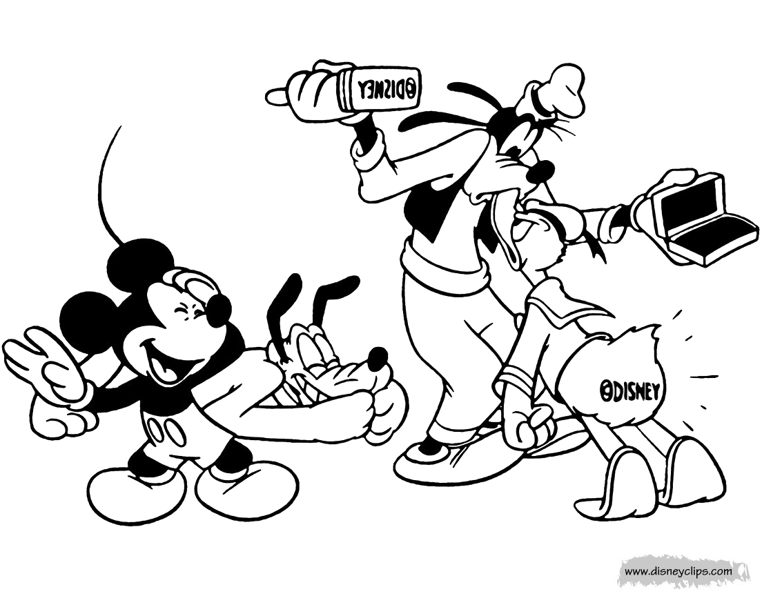 mickey and friends coloring pages mickey mouse friends coloring pages 5 disneyclipscom mickey pages friends coloring and 