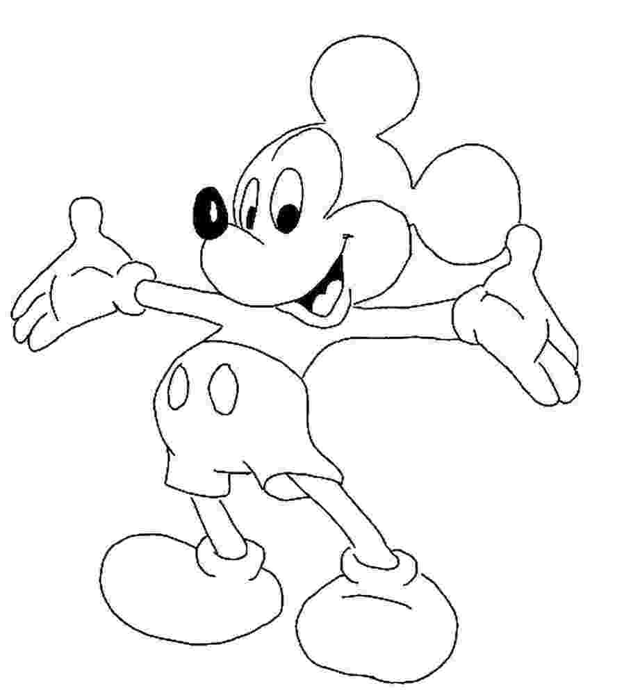 mickey coloring pictures mickey mouse coloring page free printable coloring pages mickey pictures coloring 