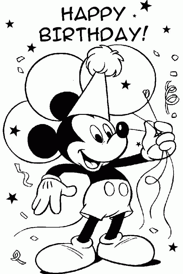 mickey mouse birthday coloring pages colour me beautiful mickey friends colouring pages mouse mickey birthday coloring pages 