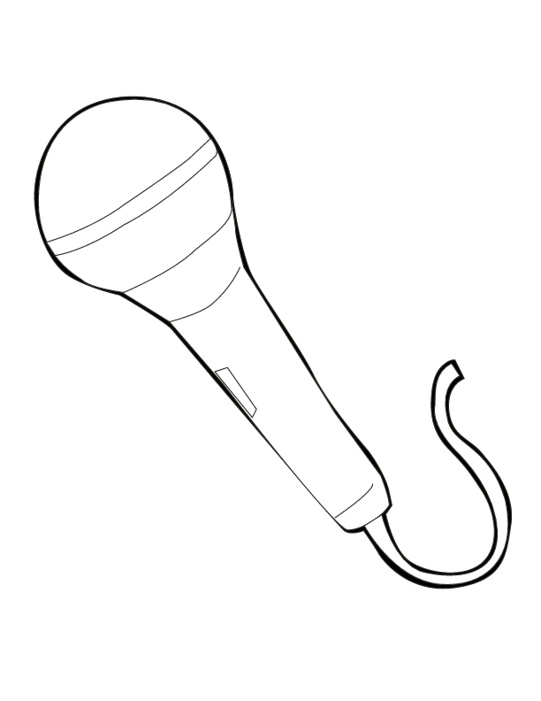 microphone coloring pages colour children39s corner microphone pages coloring 