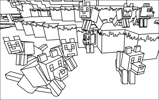 minecraft coloring pages wolf minecraft coloring pages minecraft wolf minecraft and coloring minecraft pages wolf 