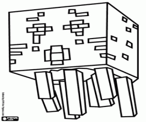 minecraft ghast coloring pages minecraft ghast coloring pages at getcoloringscom free minecraft ghast pages coloring 