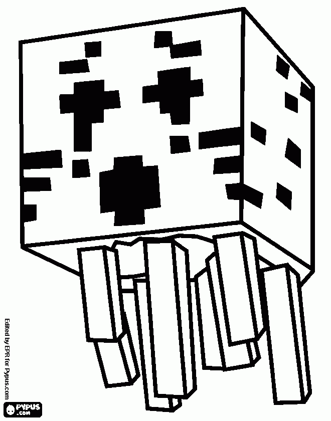 minecraft ghast coloring pages printable minecraft ghast coloring pages ausmalbilder pages minecraft ghast coloring 