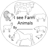 mini animal coloring book free farm animals mini book learningenglish esl book animal mini coloring 