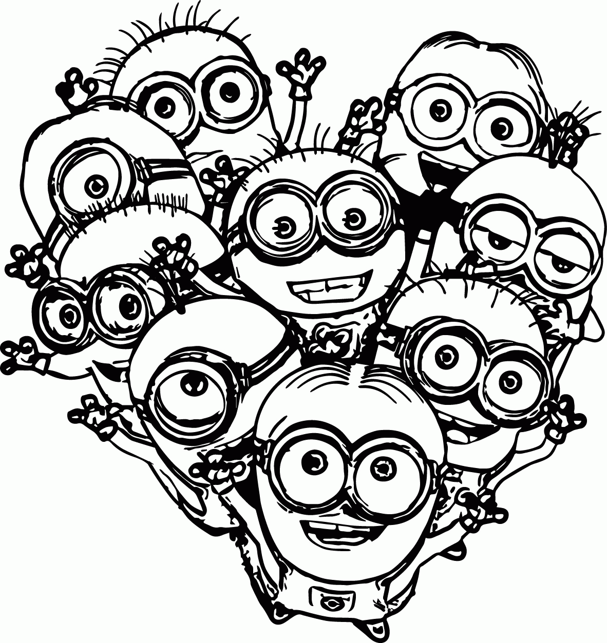 minions black and white minions coloring pages childrens film free minion clipart white minions black and 