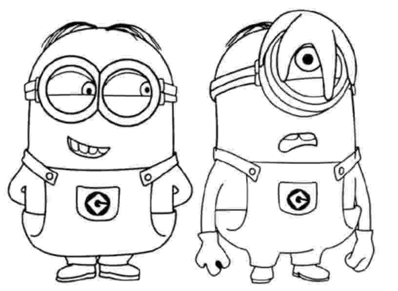 minions colouring pictures printable despicable me coloring pages for kids cool2bkids pictures minions colouring 