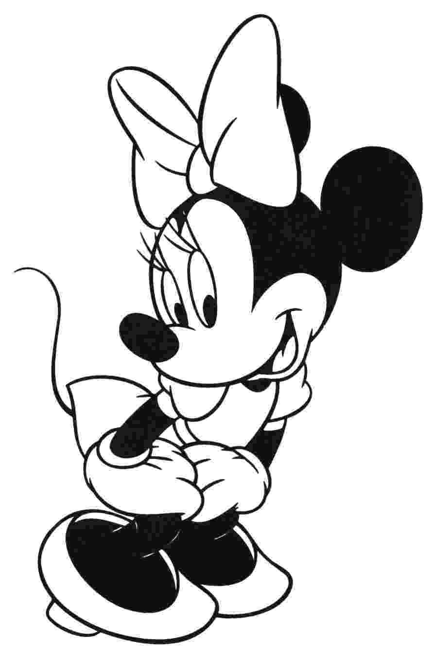 minnie mouse color page minnie mouse coloring pages disney coloring book page mouse color minnie 
