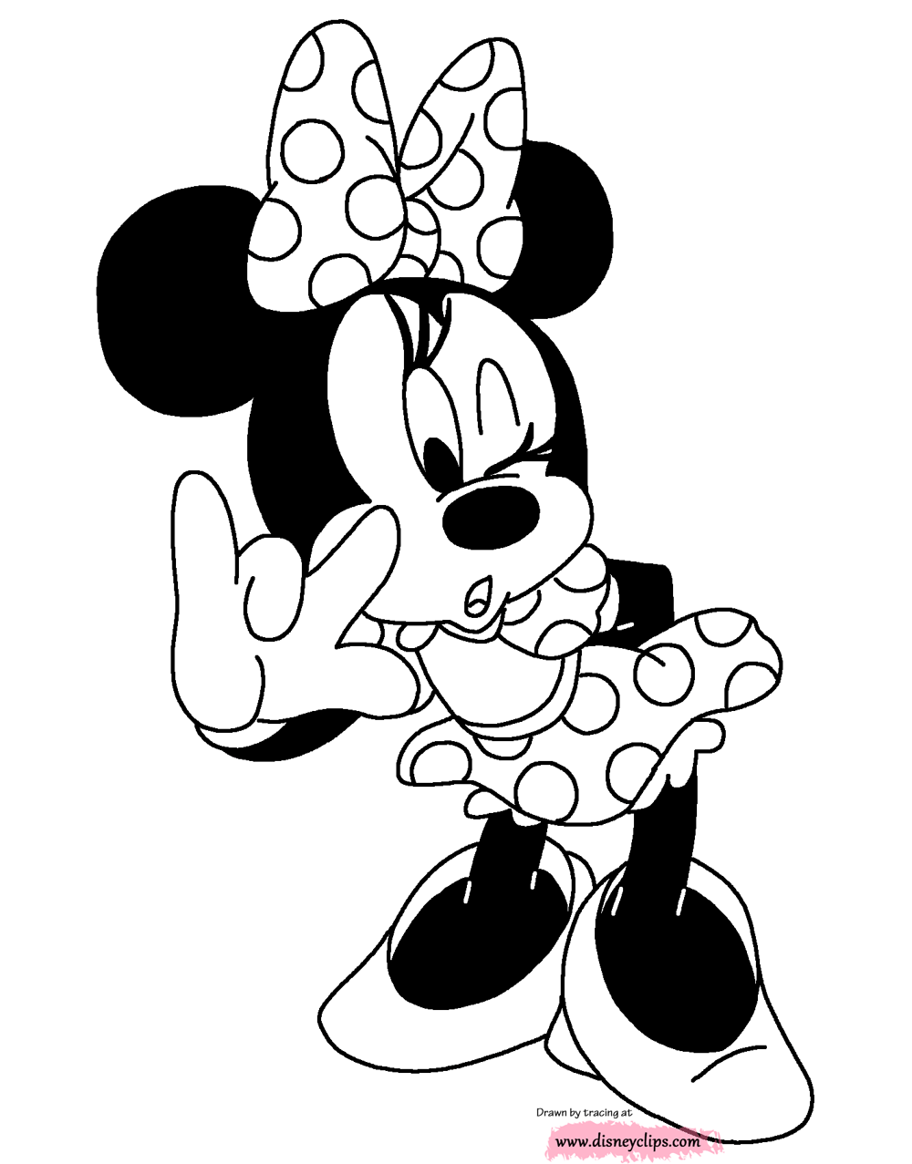 minnie mouse color page print download free minnie mouse coloring pages color minnie page mouse 