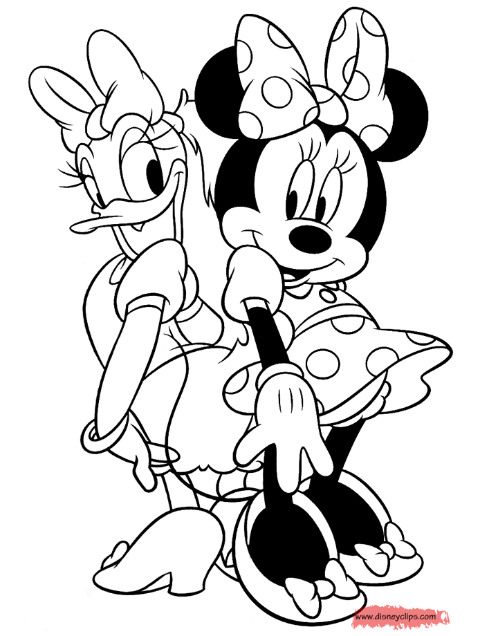 minnie mouse coloring mickey mouse friends coloring pages 8 disneyclipscom coloring minnie mouse 
