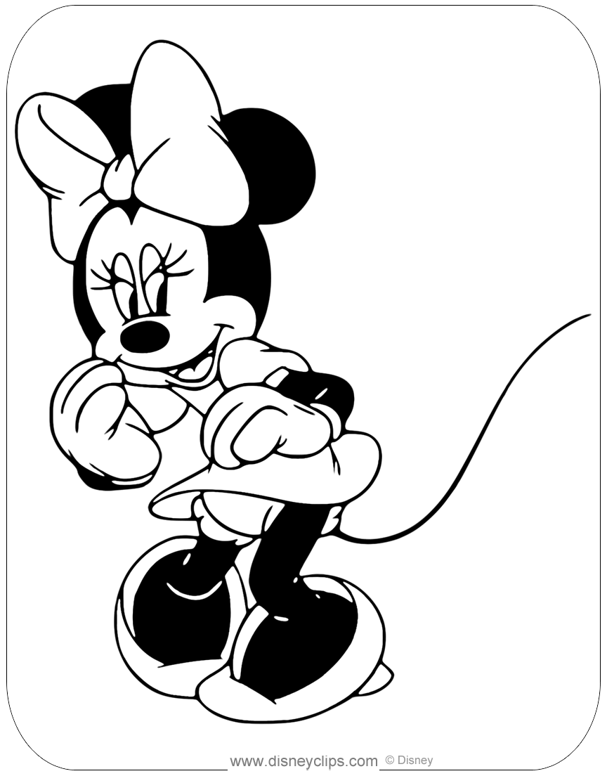 minnie mouse coloring minnie mouse coloring pages 2 disney39s world of wonders mouse coloring minnie 