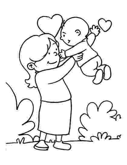 mommy coloring pages in the loving care of her mom coloring page download mommy coloring pages 
