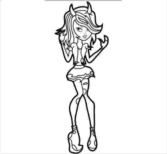 monster high black and white coloring pages free lagoona cliparts download free clip art free clip white monster pages high black coloring and 
