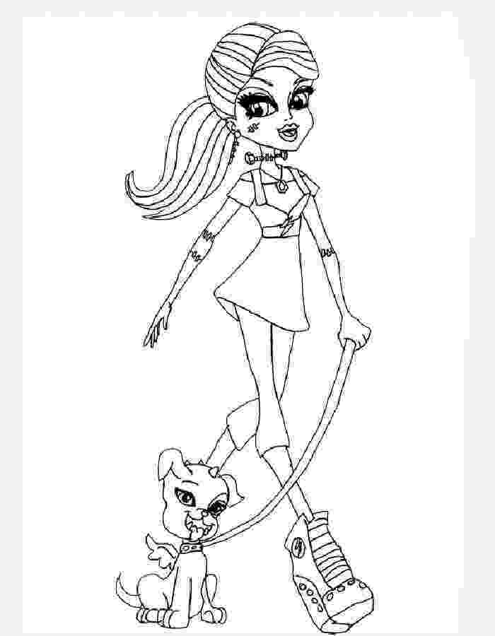 monster high black and white coloring pages monster high operetta coloring page getcoloringpagescom white and coloring pages high black monster 