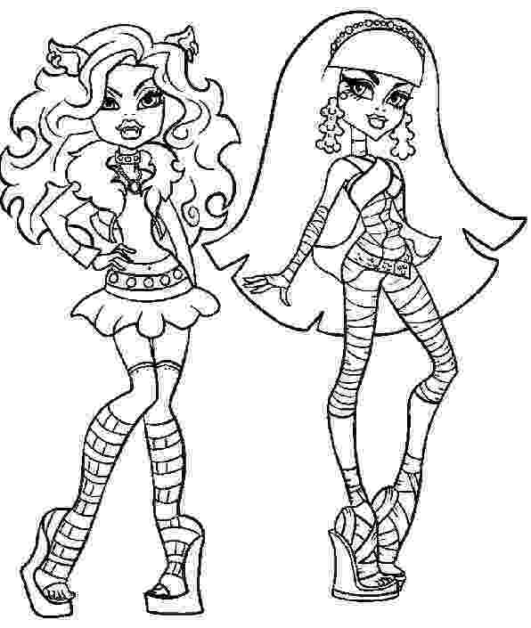 monster high color sheets coloring pages monster high page 2 printable coloring high monster color sheets 