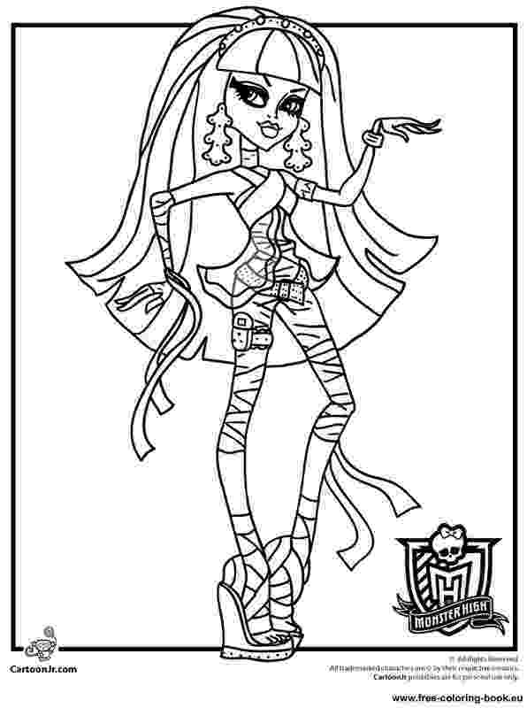 monster high coloring page monster high jinafire long coloring pages free printable coloring page monster high 