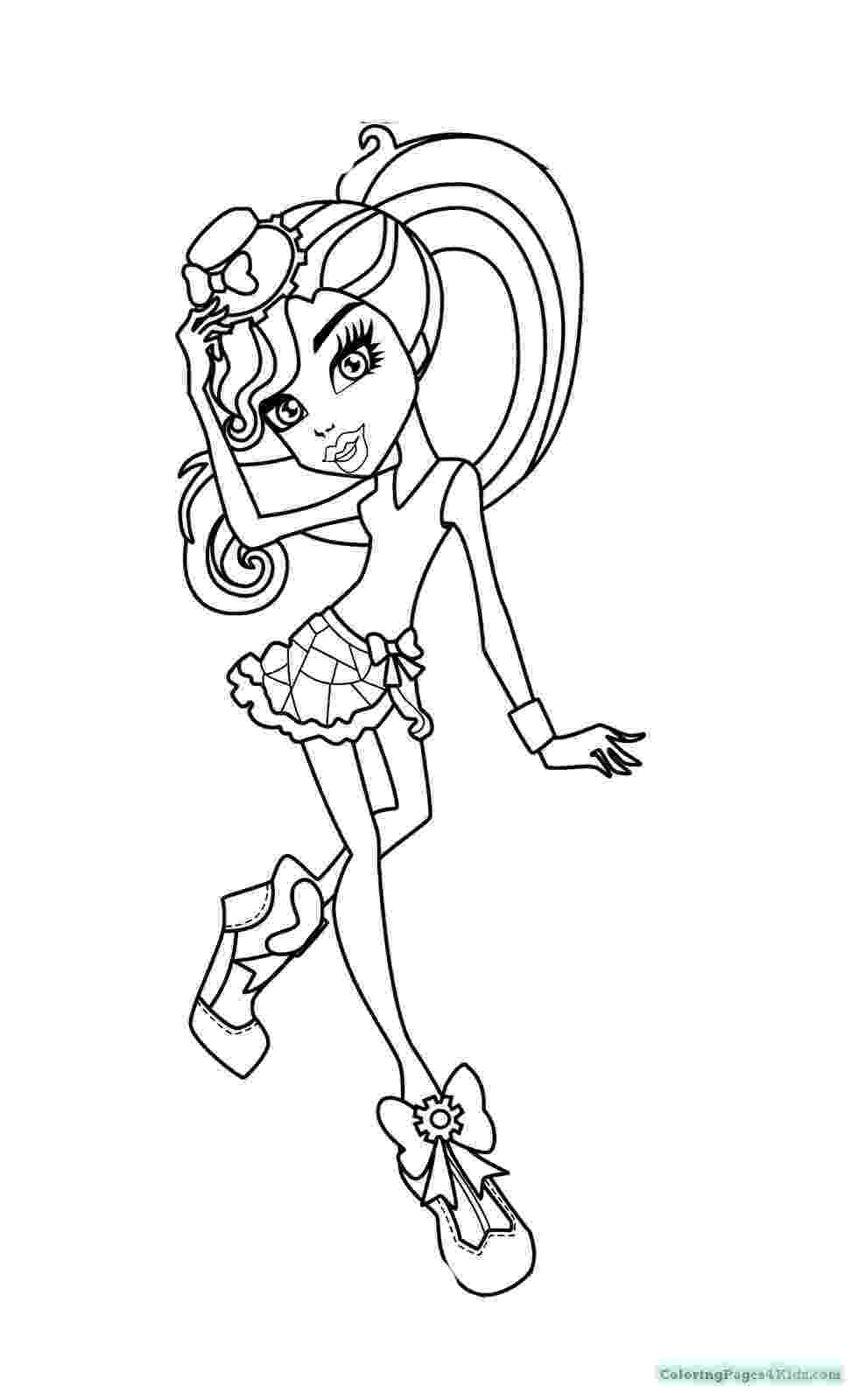 monster high coloring pages robecca steam monster high class dance coloring pages team colors monster high pages coloring robecca steam 